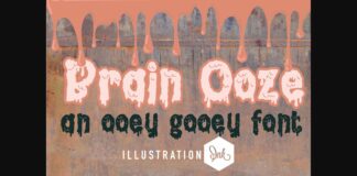 Brain Ooze Font Poster 1