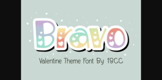 Bravo Font Poster 1