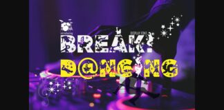 Break Dancing Font Poster 1