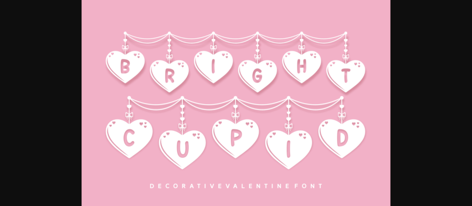 Bright Cupid Font Poster 3