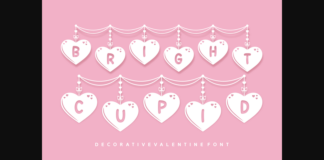 Bright Cupid Font Poster 1