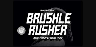 Brushle Rusher Font Poster 1