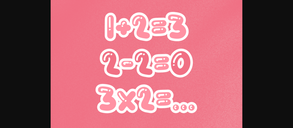 Bubble Gum Font Poster 6