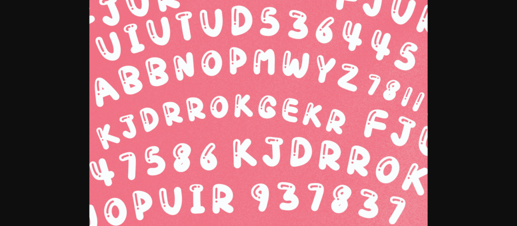 Bubble Gum Font Poster 11