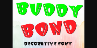 Buddy Bond Font Poster 1