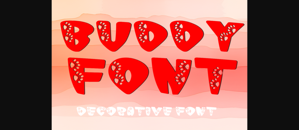 Buddy Font Poster 3