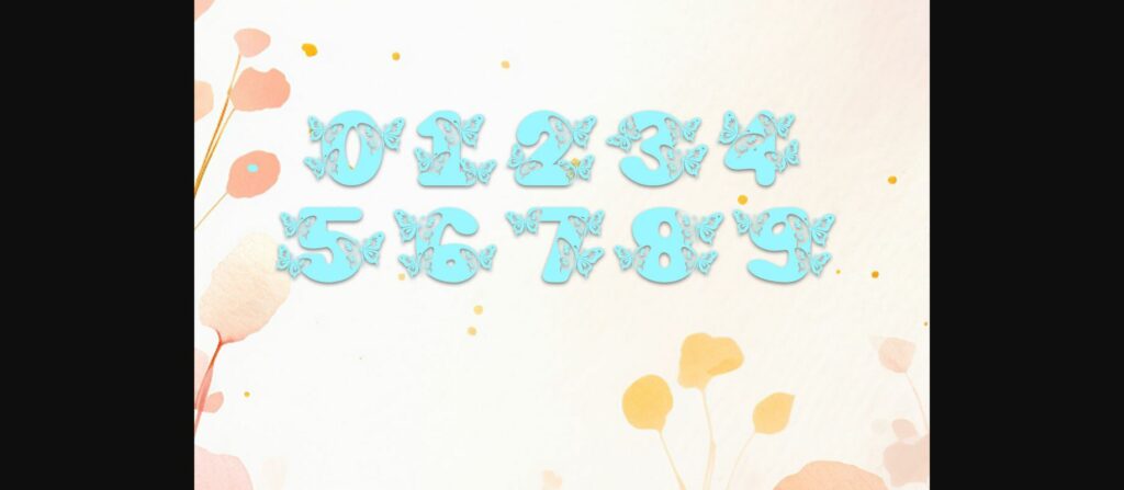 Butterfly Dream Font Poster 5