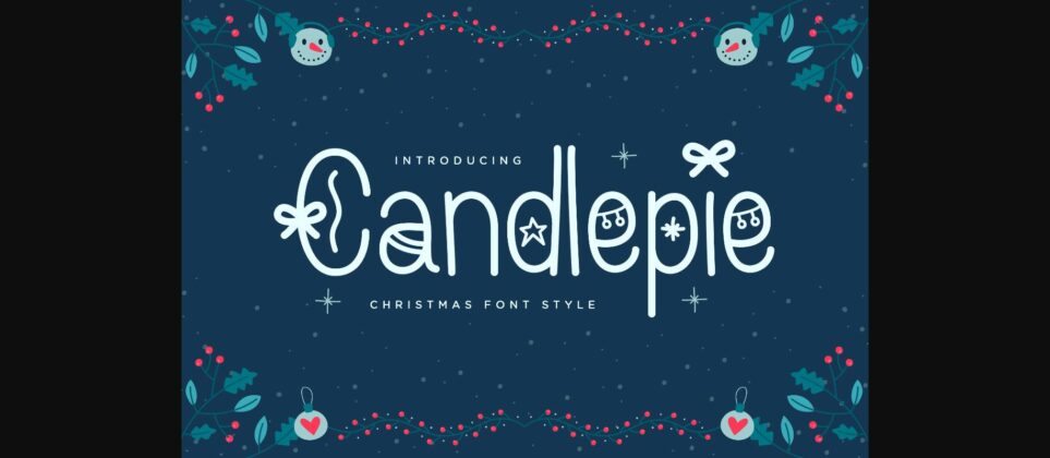 Candlepie Font Poster 3