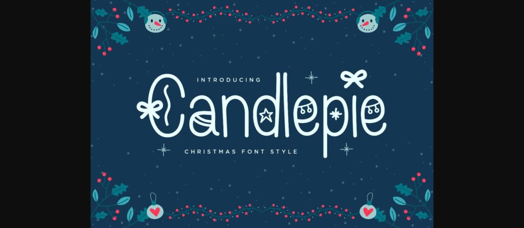 Candlepie Font Poster 1