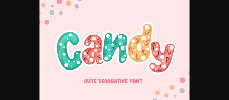 Candy Font Poster 3