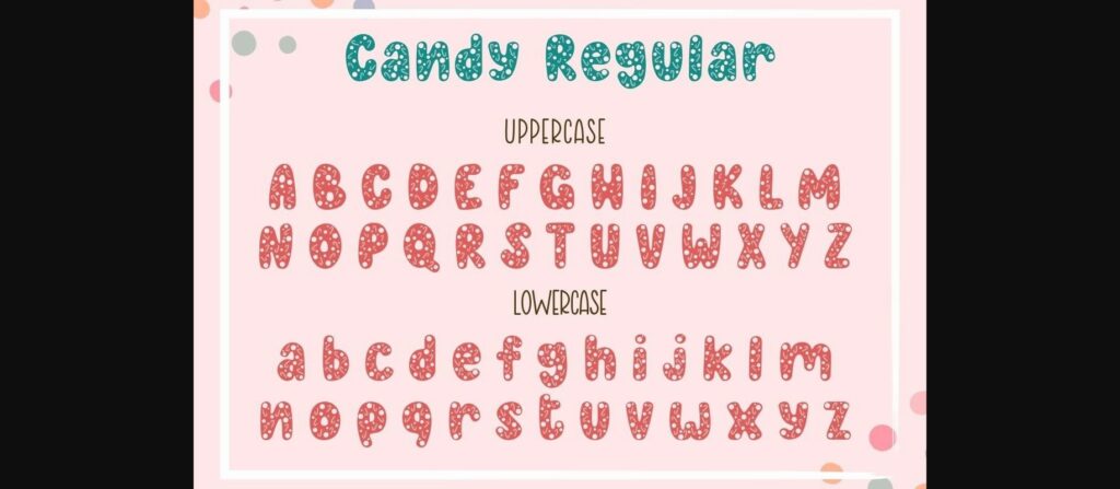 Candy Font Poster 10