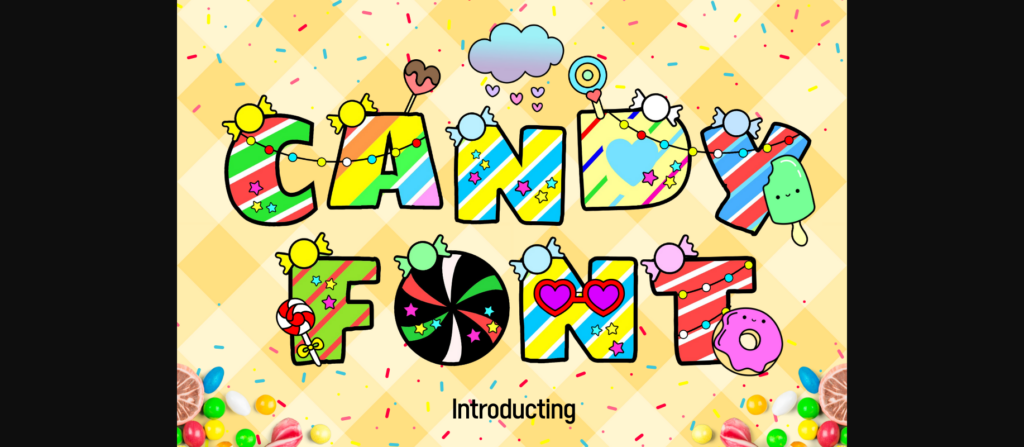 Candy Font Poster 3