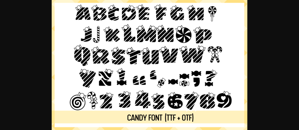 Candy Font Poster 4