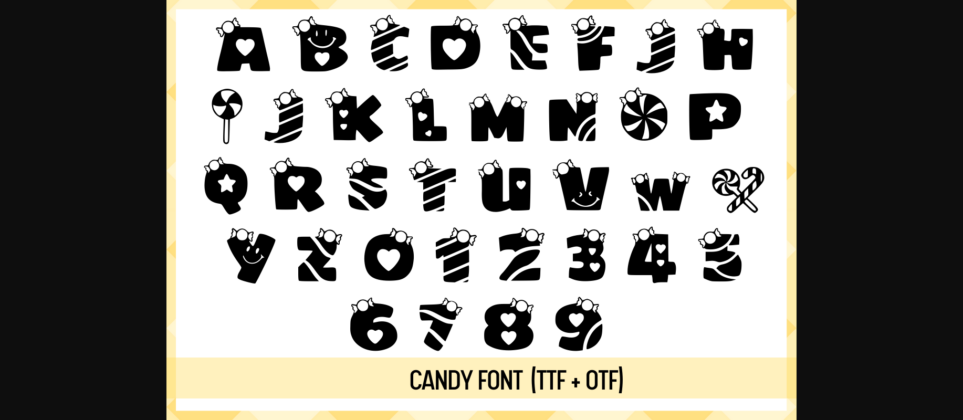 Candy Font Poster 4