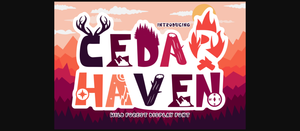 Cedar Heaven Font Poster 3