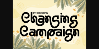 Changing Campaign Font Poster 1