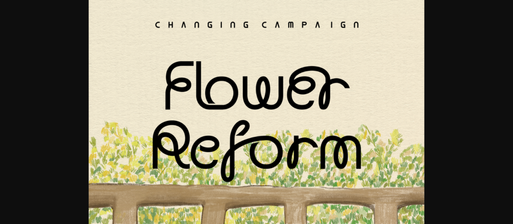 Changing Campaign Font Poster 6