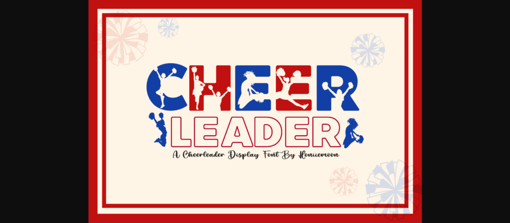 Cheerleader Font Poster 3