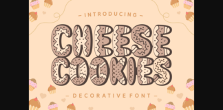 Cheese Cookies Font Poster 1