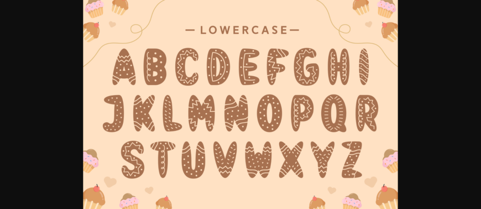 Cheese Cookies Font Poster 8