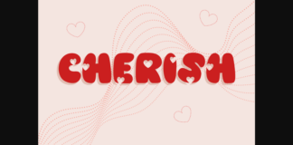 Cherish Font Poster 1