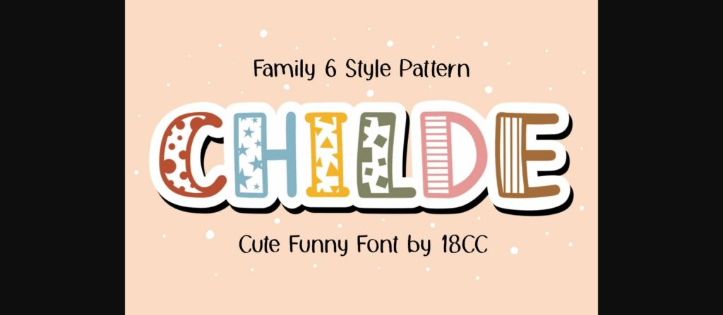 Childe Font Poster 3