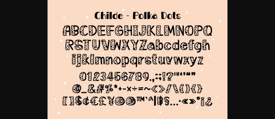 Childe Font Poster 6