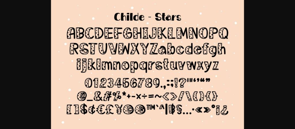 Childe Font Poster 7