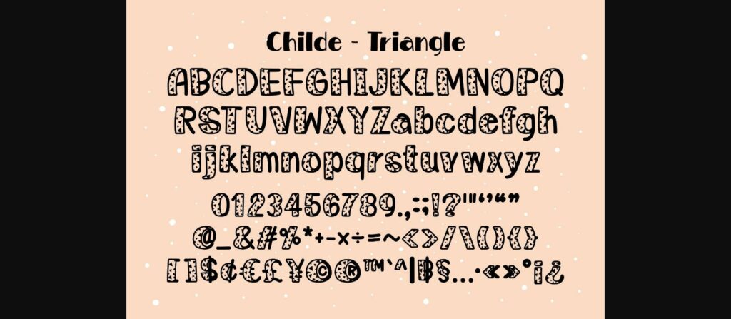 Childe Font Poster 8