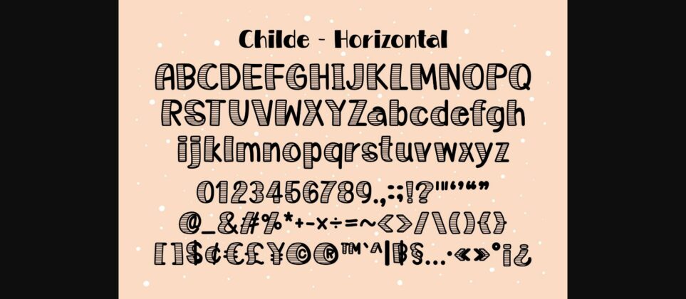 Childe Font Poster 10