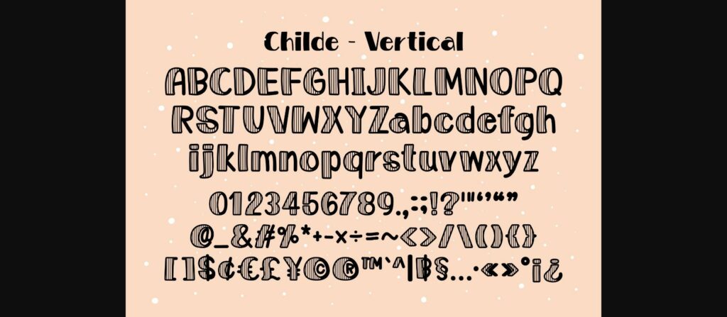 Childe Font Poster 11