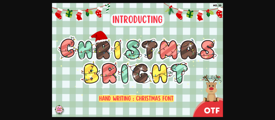 Christmas Bright 20 Font Poster 3