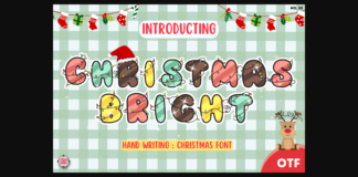 Christmas Bright 20 Font Poster 1