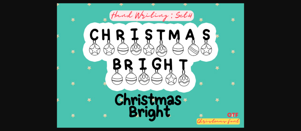 Christmas Bright 4 Font Poster 3