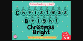 Christmas Bright 11 Font Poster 1