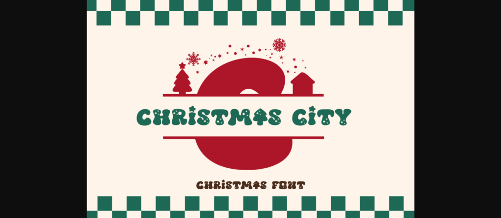 Christmas City Font Poster 3