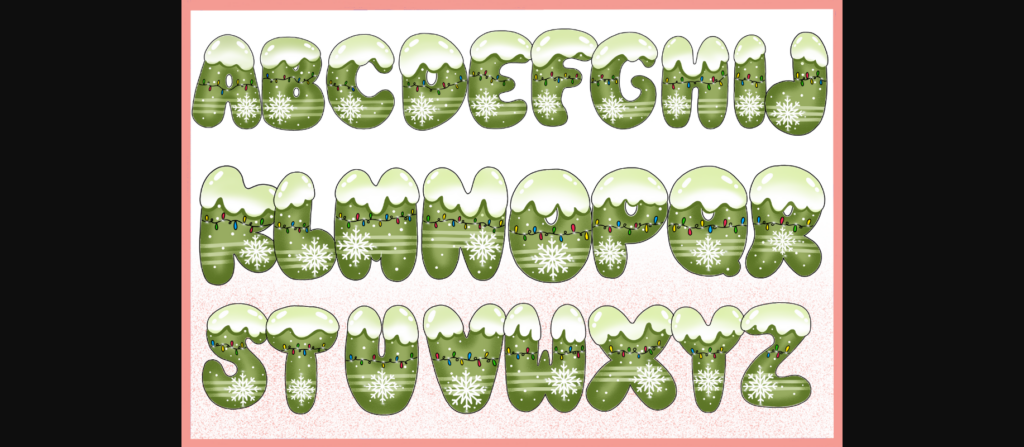 Christmas Colorful Font Poster 6