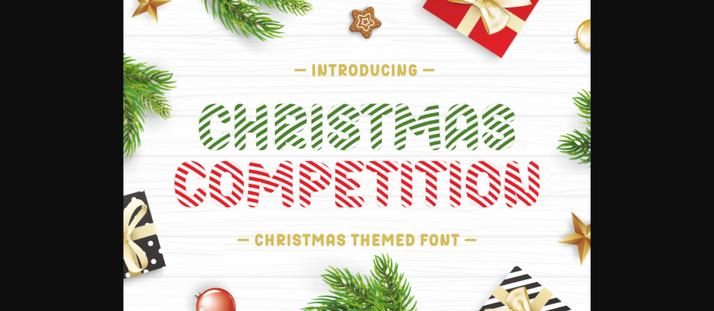 Christmas Competition Font Poster 3