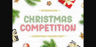 Christmas Competition Font Poster 1