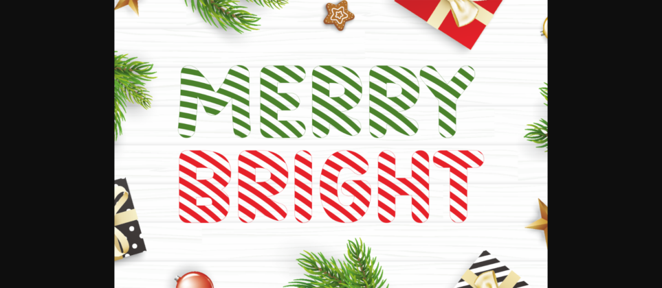 Christmas Competition Font Poster 5