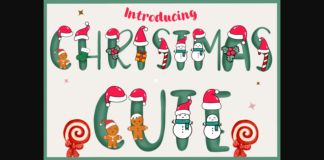 Christmas Cute Font Poster 1
