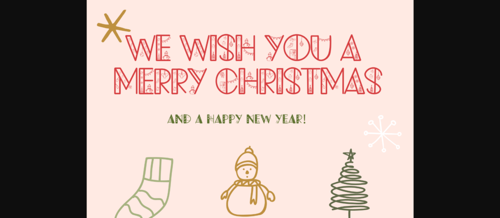 Christmas Doodle Font Poster 5