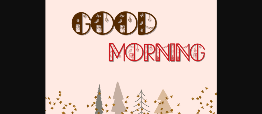 Christmas Doodle Font Poster 7