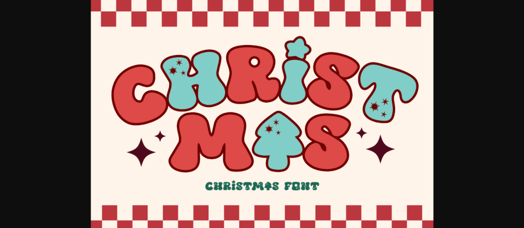 Christmas Font Poster 1