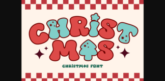 Christmas Font Poster 1