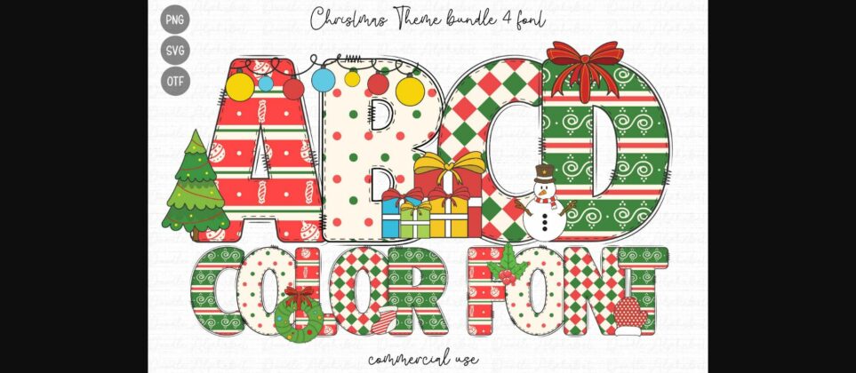 Christmas Font Poster 3