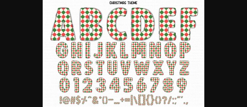 Christmas Font Poster 6