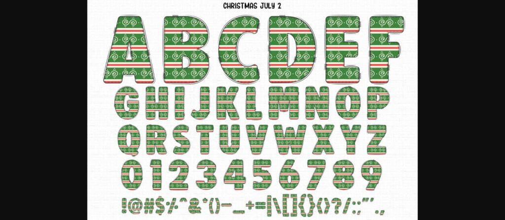 Christmas Font Poster 7