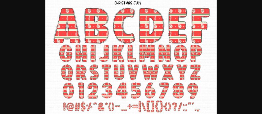 Christmas Font Poster 8