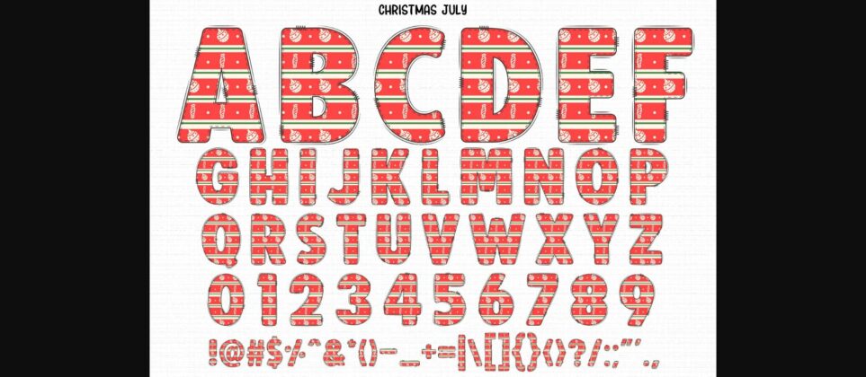 Christmas Font Poster 8